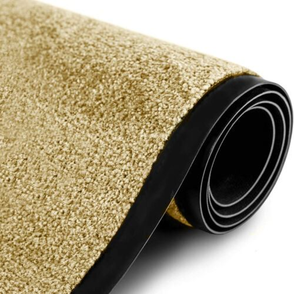 ARRAN 40×60 beige rubber‑backed door mat.