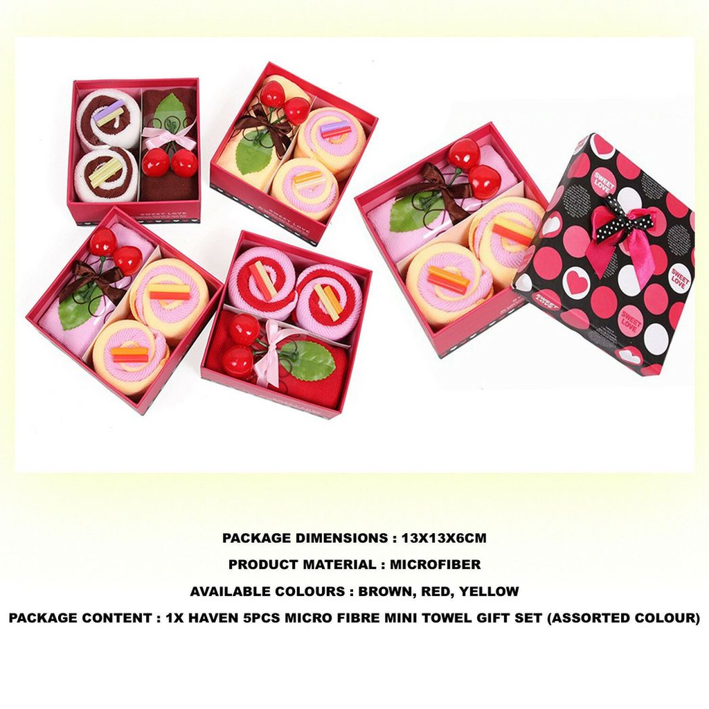 5-Piece Microfibre Towel Gift Set – Soft, Absorbent & Beautifully Presented