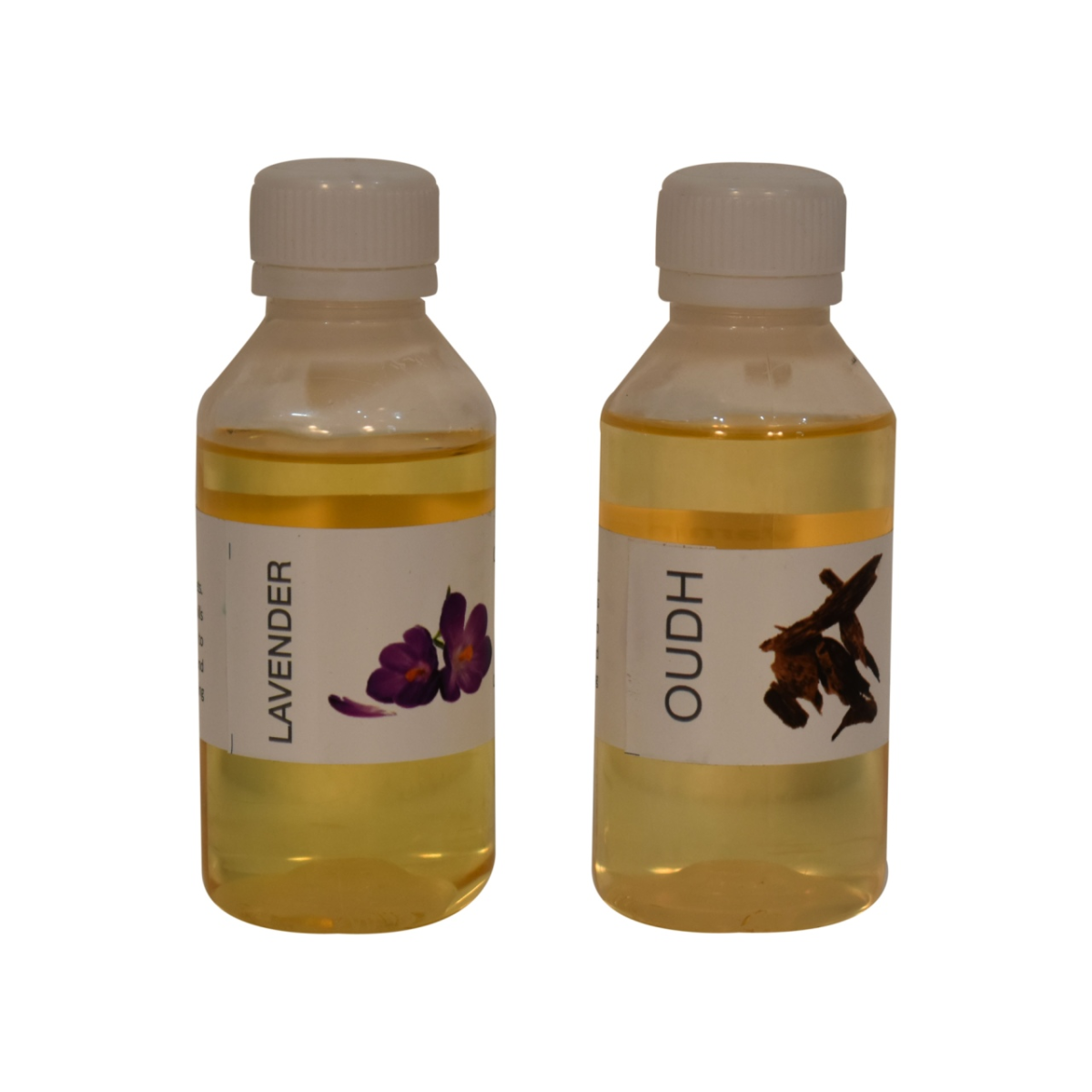 Lavender & Oud Reed Diffuser Set – Two Diamond-Cut Glass Bottles, Natural Oils