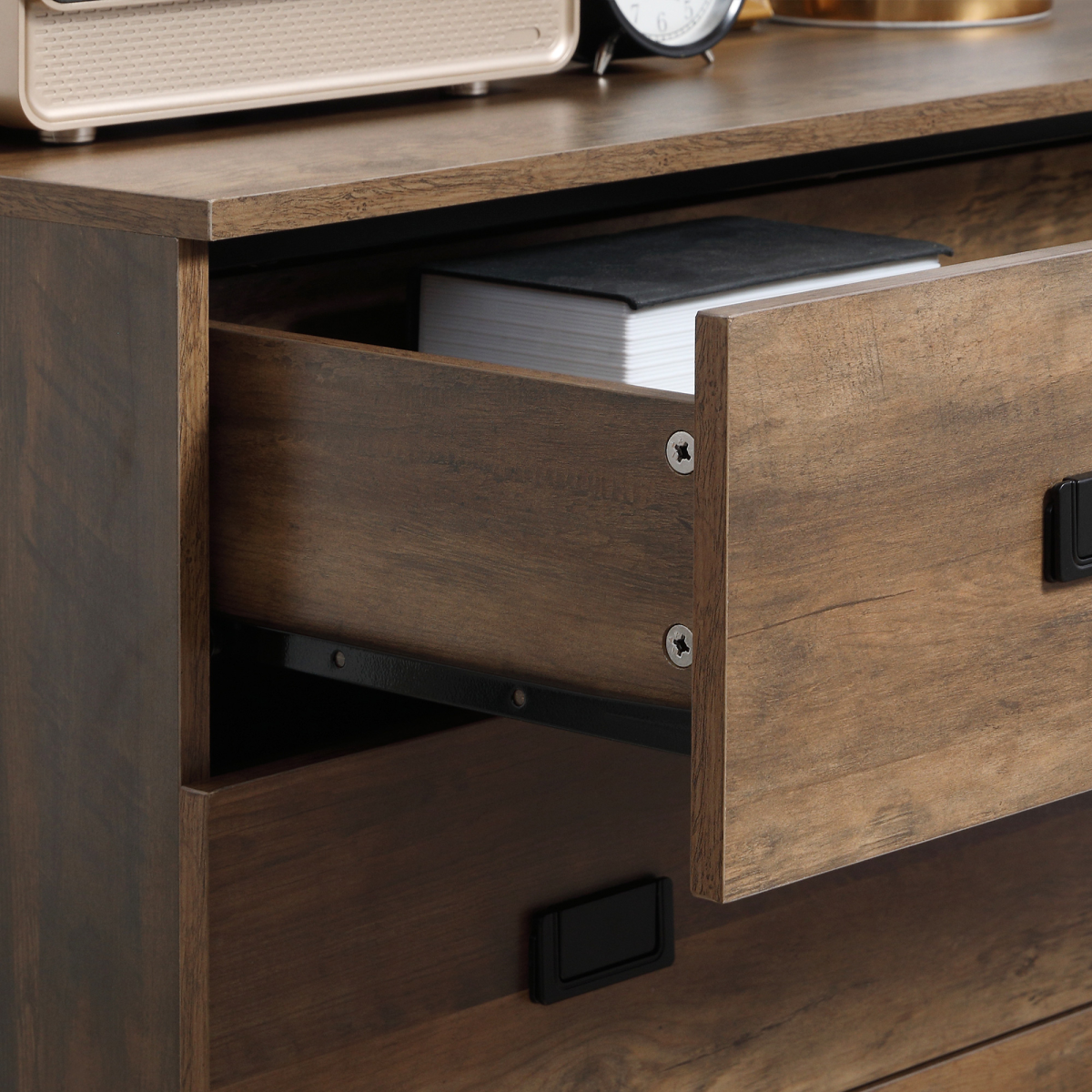 “4‑drawer chest — modern storage unit for bedroom and living room”