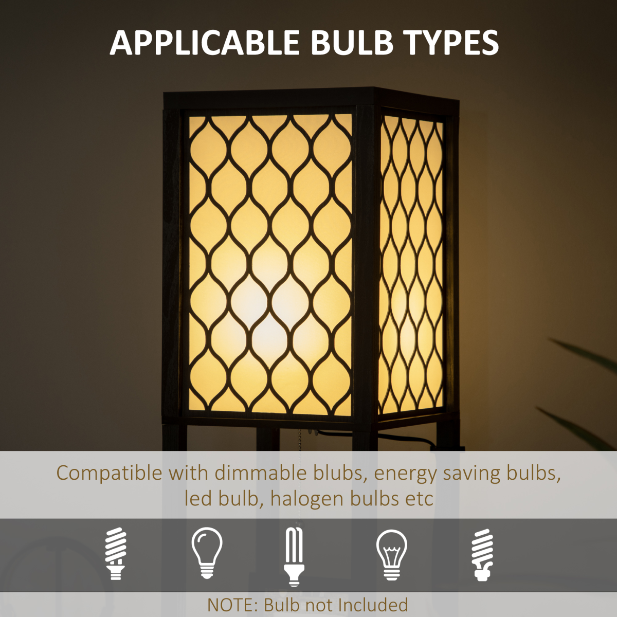 {
  "title": "Floor Lamp with Shelves, 2-Light Modern Standing Lamp for Living Room Bedroom",
  "description": ""
}