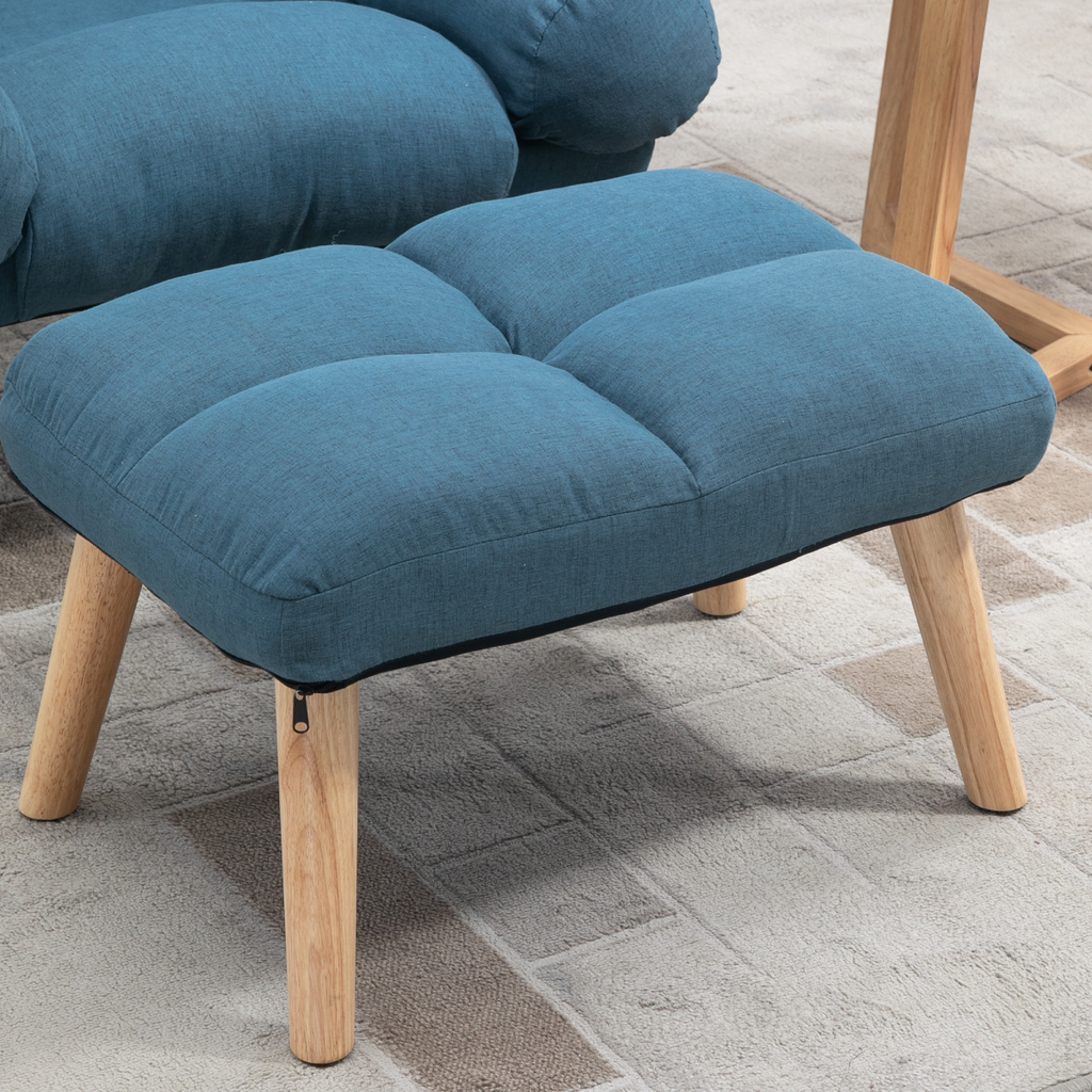 3-Position Recliner Chair with Ottoman