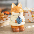 Ceramic fox oil burner and wax warmer