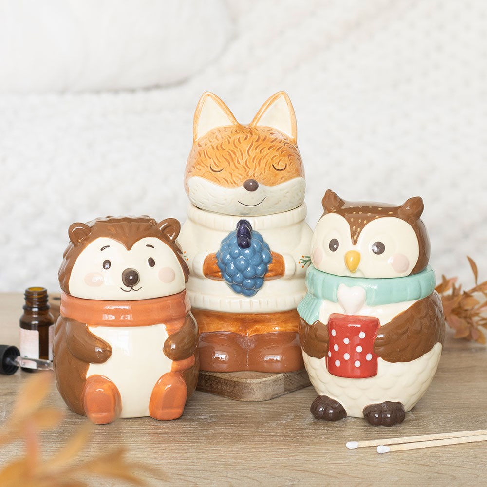 Woodland Fox Oil Burner and Wax Warmer