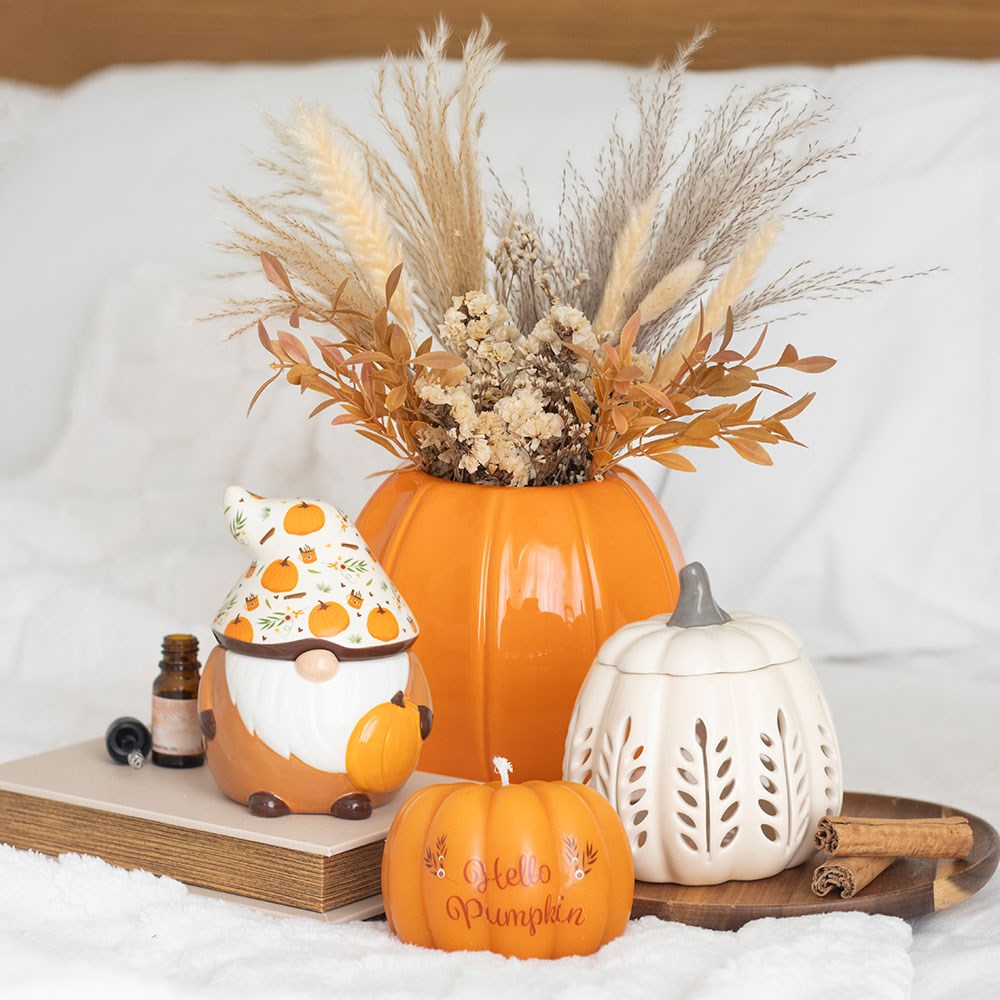 Cut-Out Pumpkin Oil Burner
