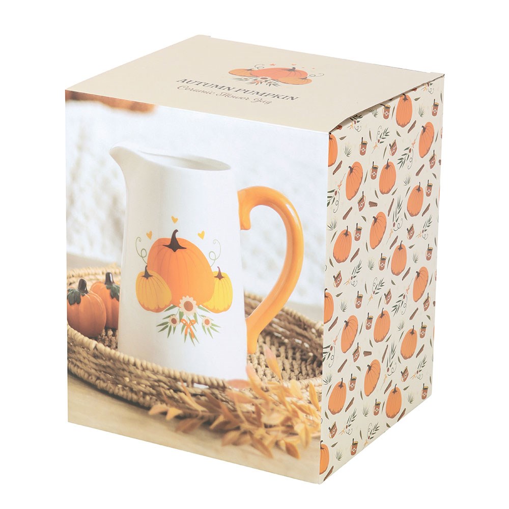 Autumn Pumpkin Ceramic Jug