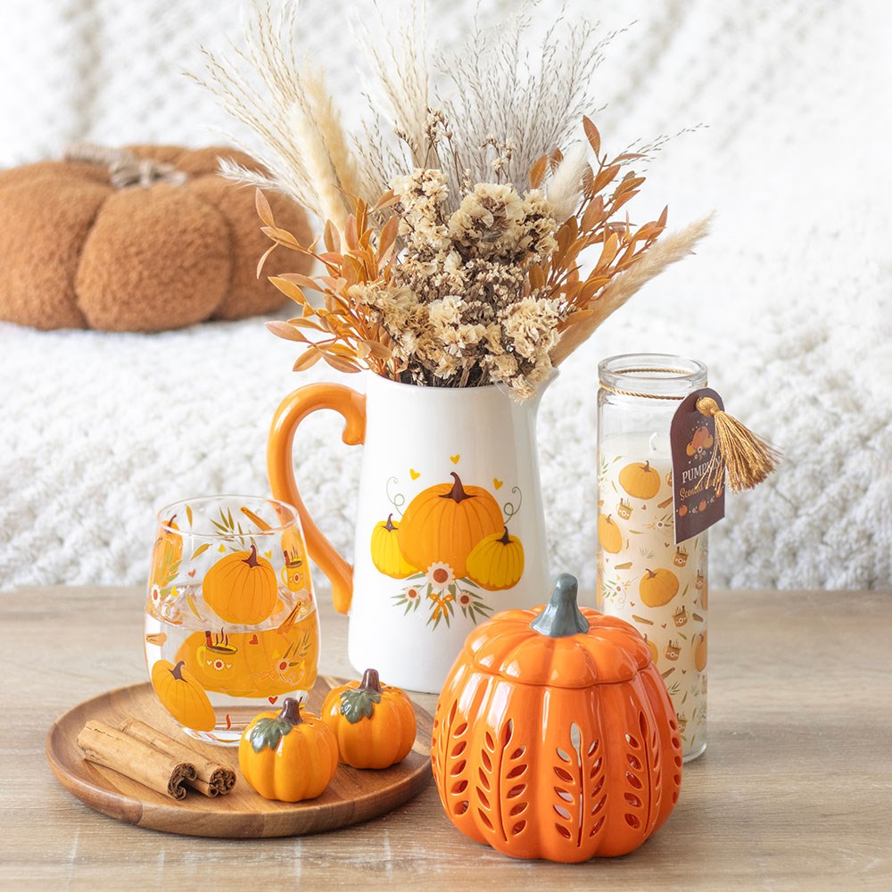 Autumn Pumpkin Ceramic Jug