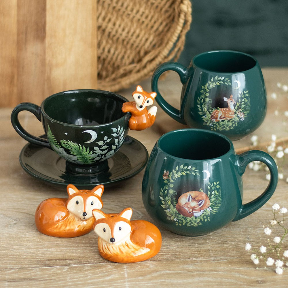 Forest Fox Teacup and Saucer