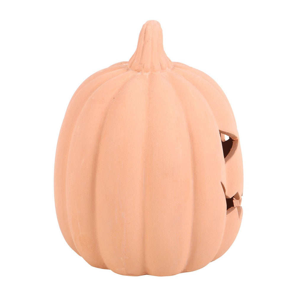 Terracotta Pumpkin, 15cm