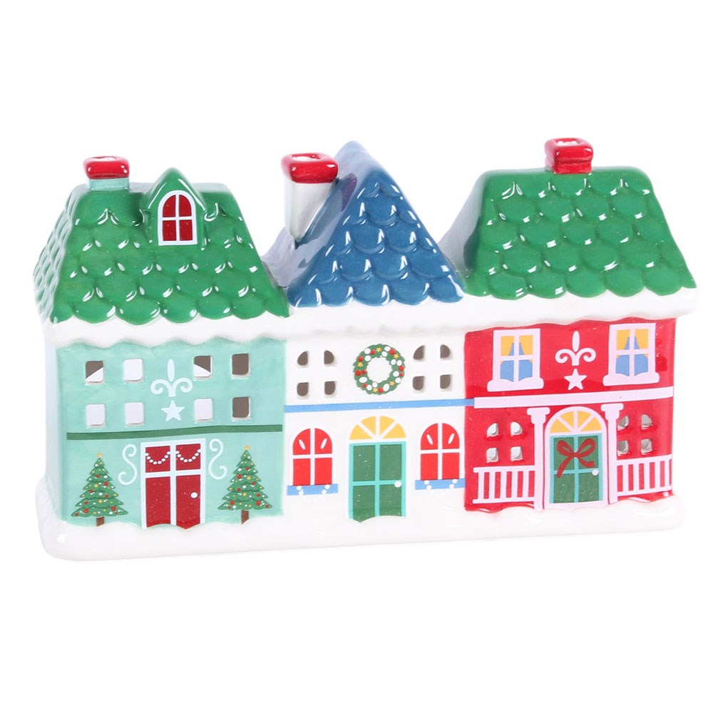 Christmas Village Tealight Holder
