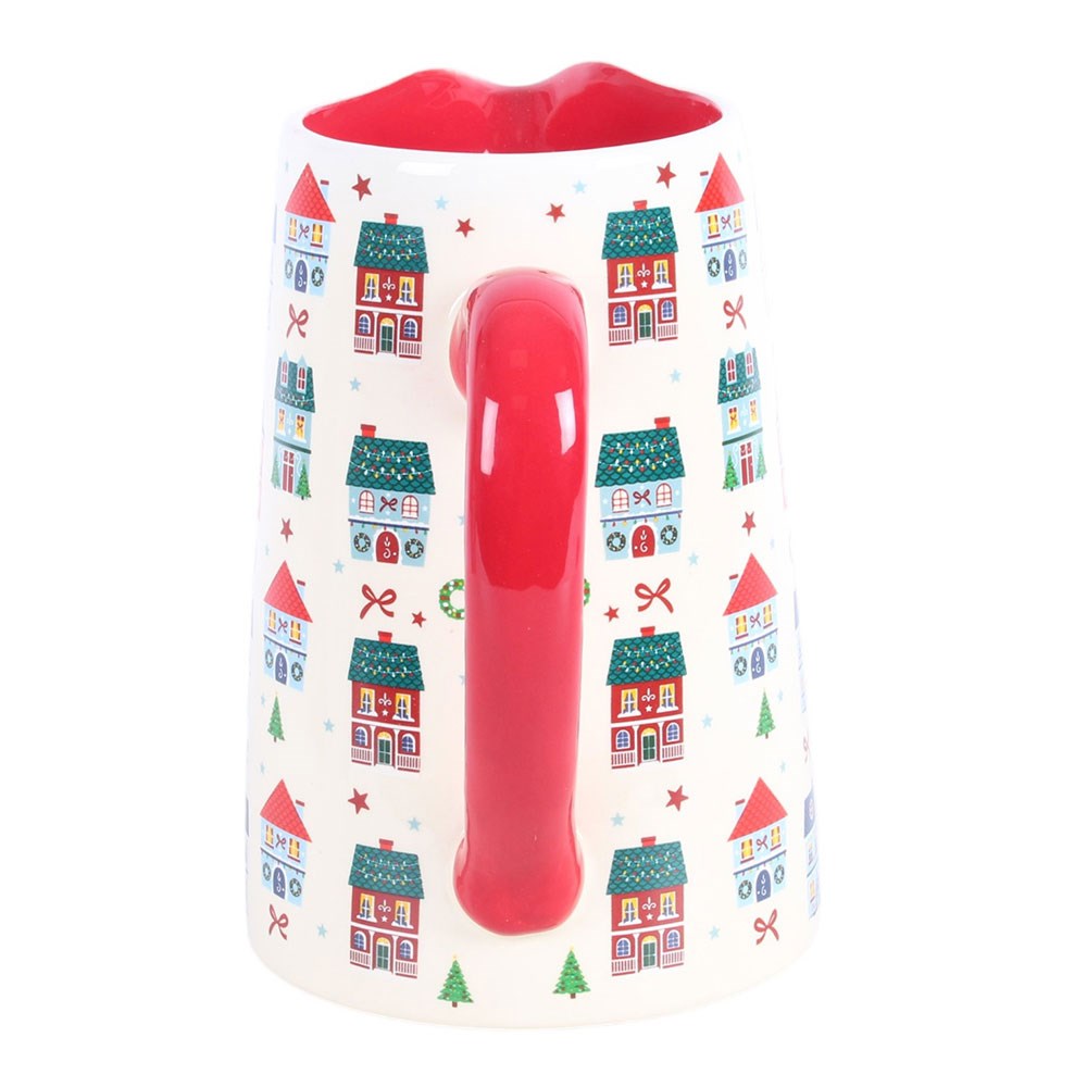 Christmas Village Ceramic Jug