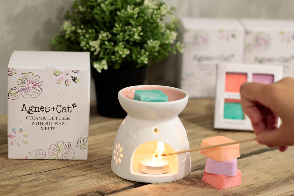 Ceramic Wax Melter & Four Soy Wax Melts – alternative view 6