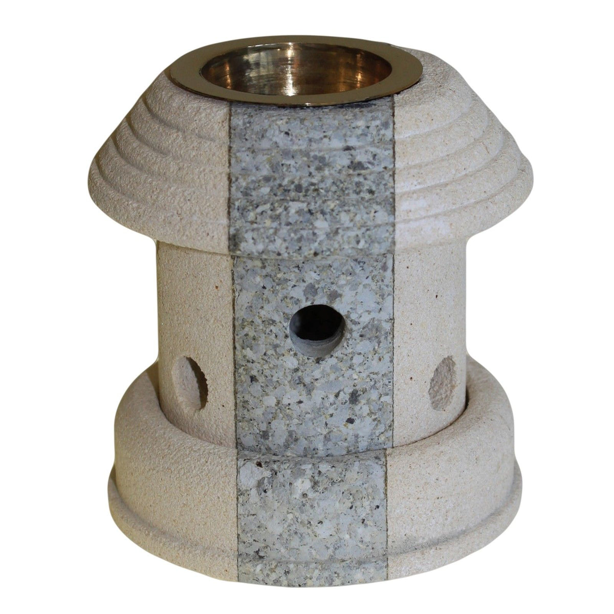 Carved Sandstone Oil Burner – Lantern
