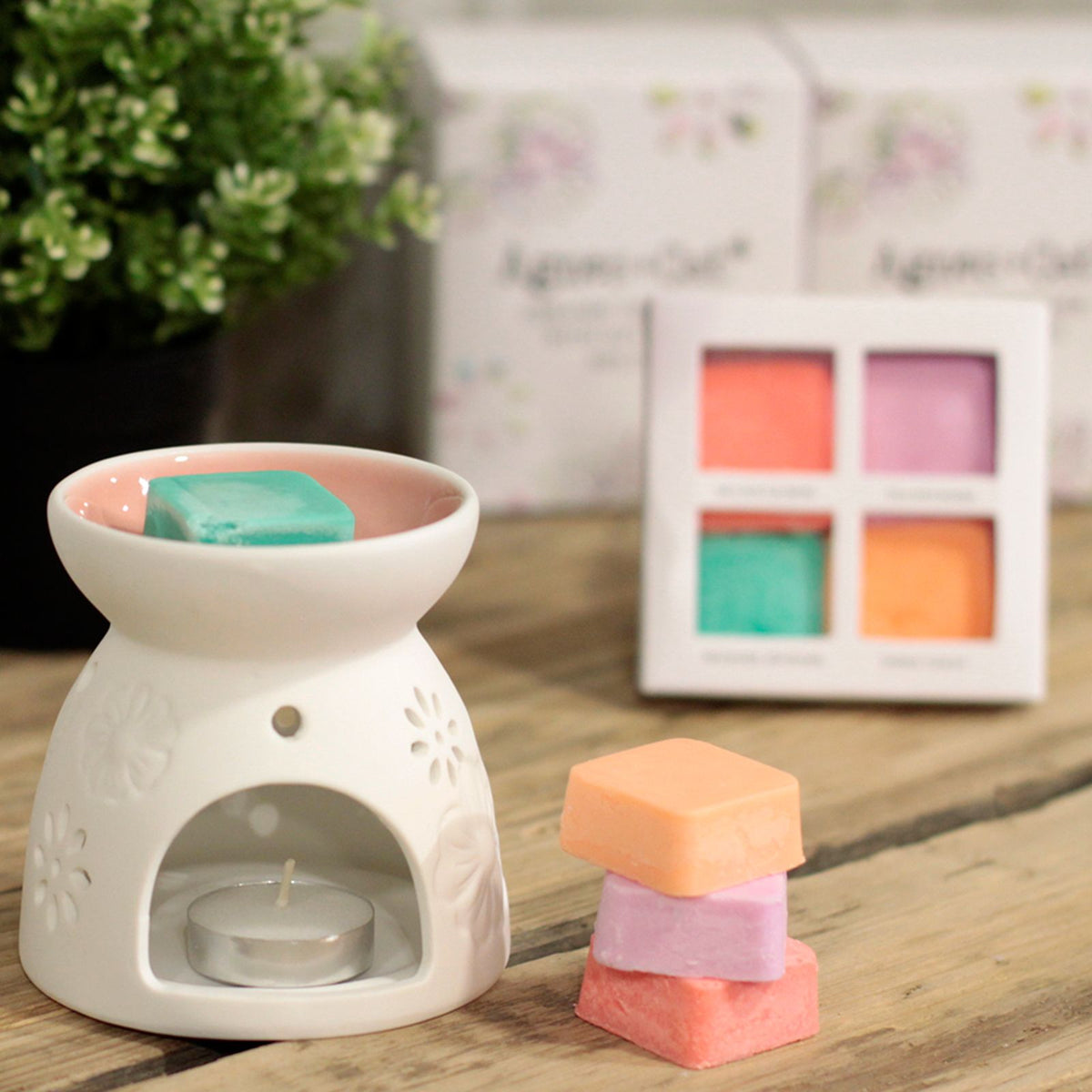 Ceramic Wax Melter & Four Soy Wax Melts – alternative view 7