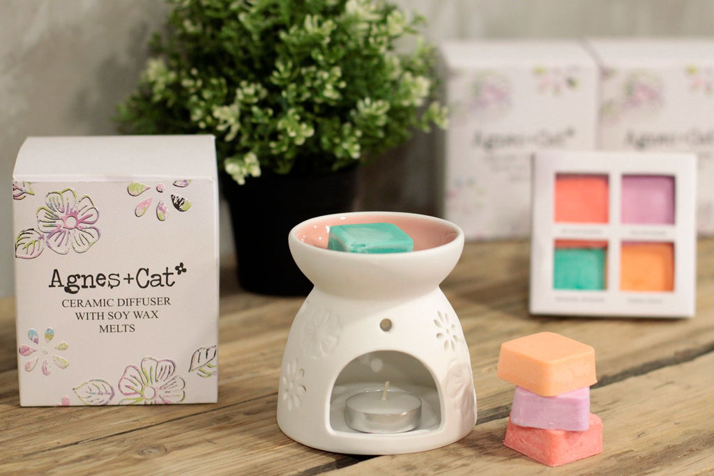 Ceramic Wax Melter & Four Soy Wax Melts – alternative view 8