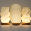 Fluted Cordless Table Lamp, Star