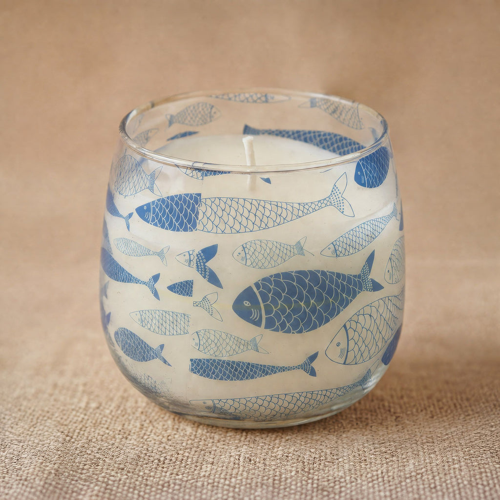 Seabreeze Coastal Glass Candle – Medium – alternative view 3