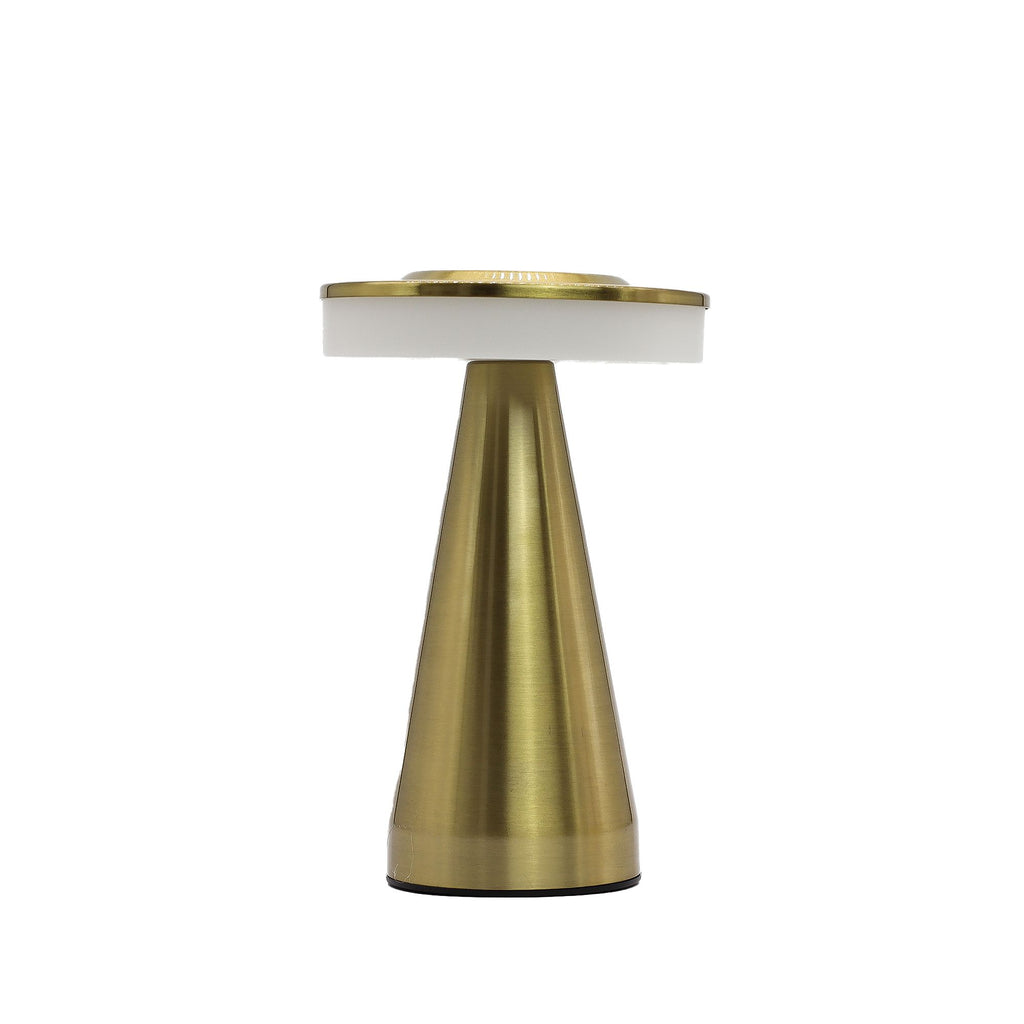 Cordless Stem Table Lamp, Brushed Gold – alternative view 5