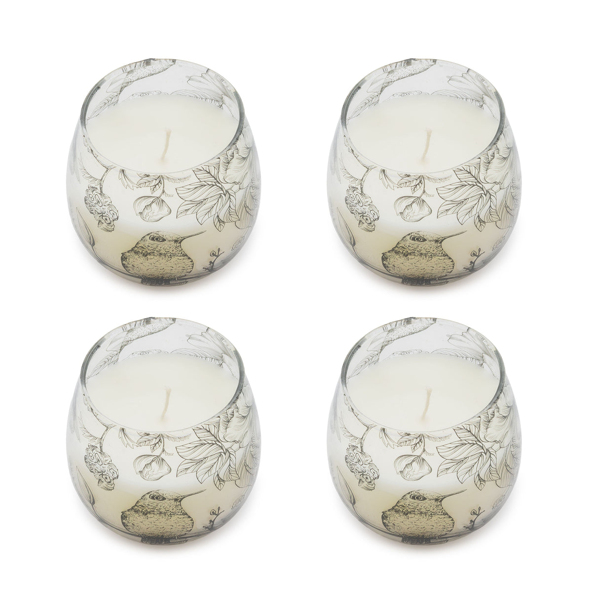 Drawn by Flame Illustrated Glass Candle – Small – alternative view 4