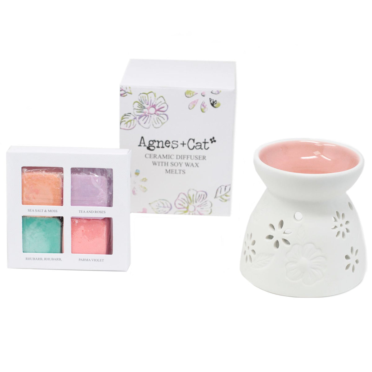 Ceramic Wax Melter & Four Soy Wax Melts – alternative view 3