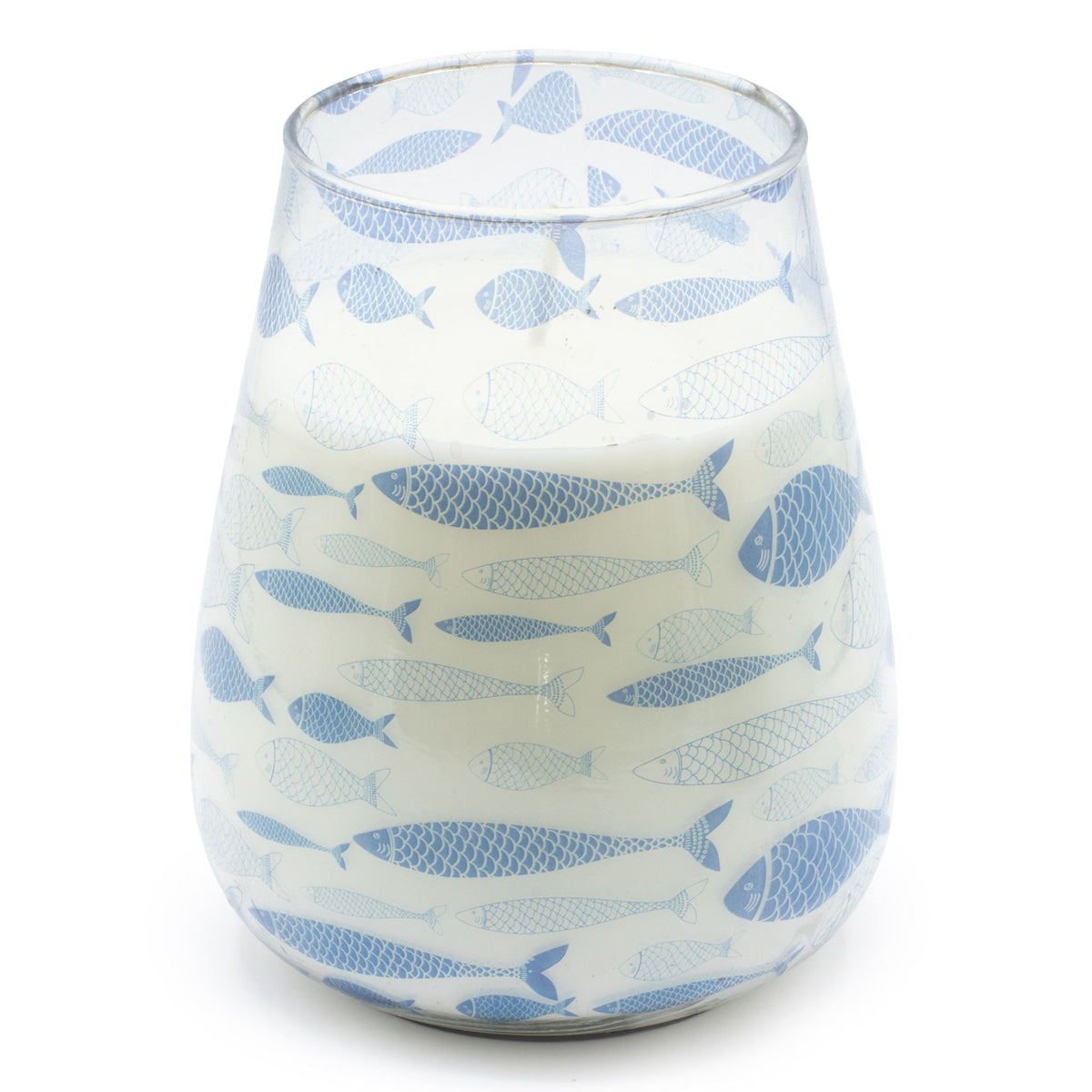 Seabreeze Coastal Glass Candle – Tall – alternative view 2