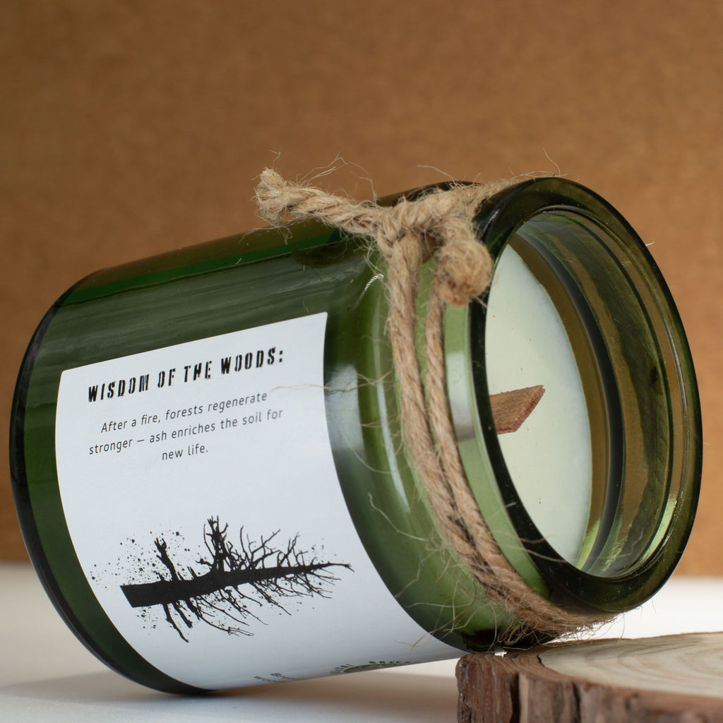 Ash & Woodsmoke Woodwick Soy Candle – alternative view 4
