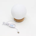 Fluted Cordless Table Lamp, Moon