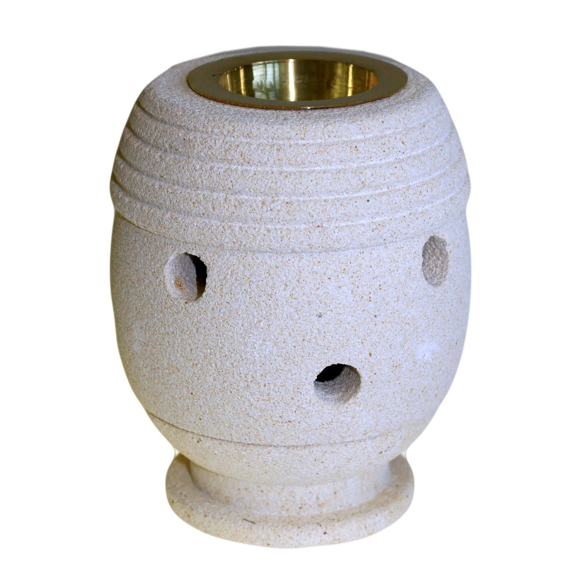Carved Sandstone Oil Burner – Classic