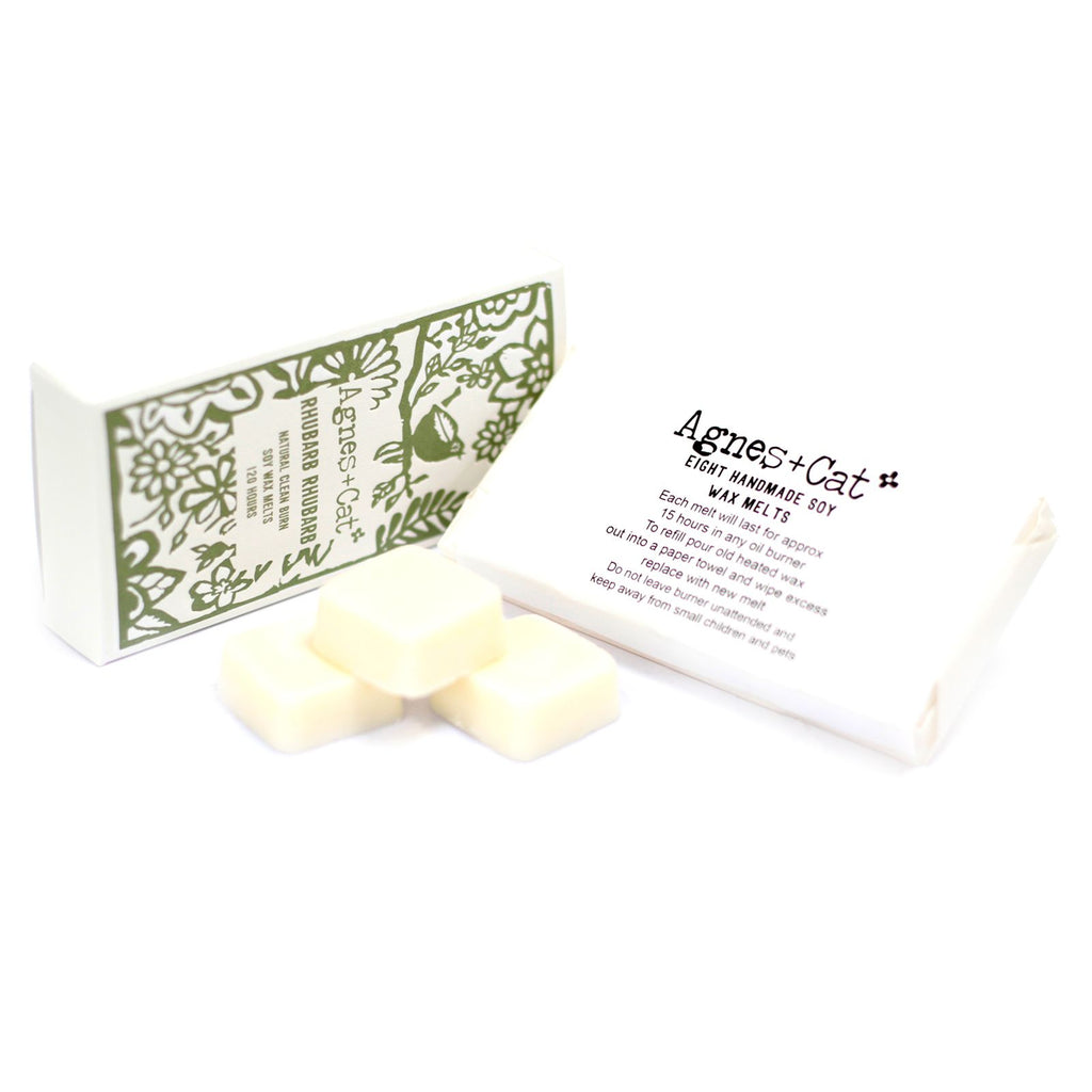 Rhubarb Rhubarb Soy Wax Melts, Box of 8