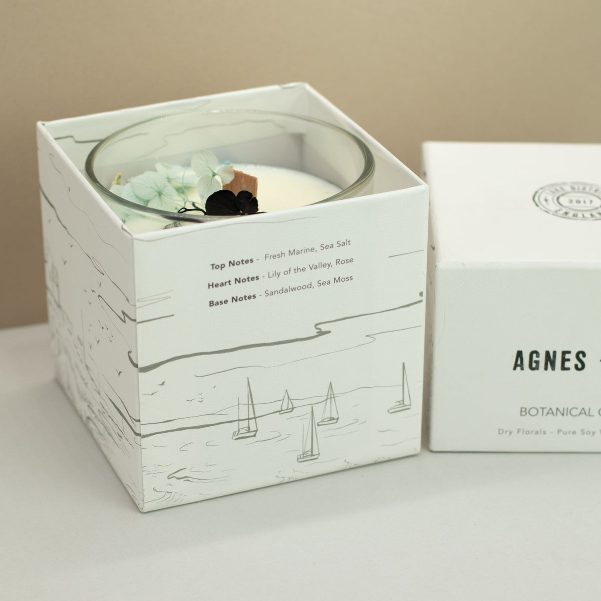 Seasalt & Moss Botanical Soy Candle – alternative view 2