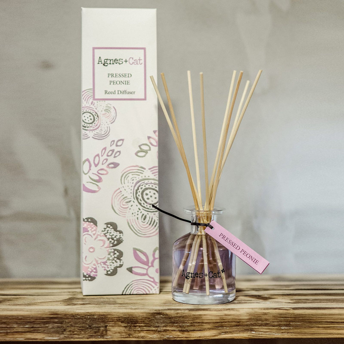 Pressed Peonies Reed Diffuser, 140ml – alternative view 2