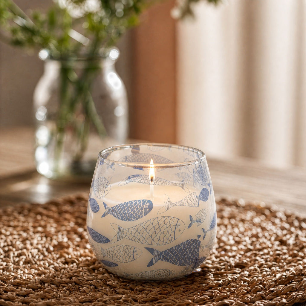 Seabreeze Coastal Glass Candle – Small – alternative view 4