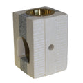 Carved Sandstone Oil Burner – Stepped Square