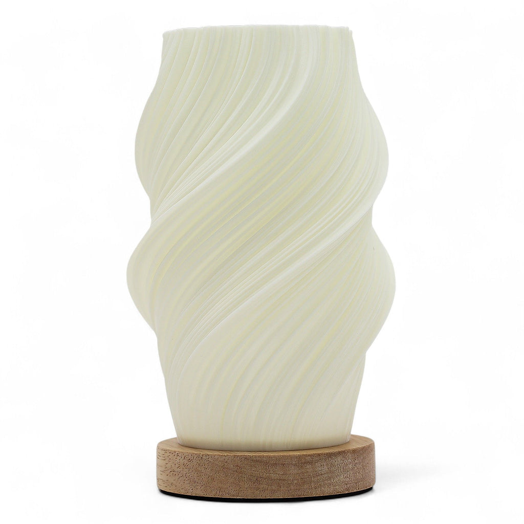 Fluted Cordless Table Lamp, Cloud – alternative view 2