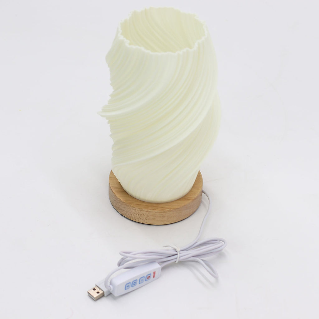 Fluted Cordless Table Lamp, Cloud – alternative view 5