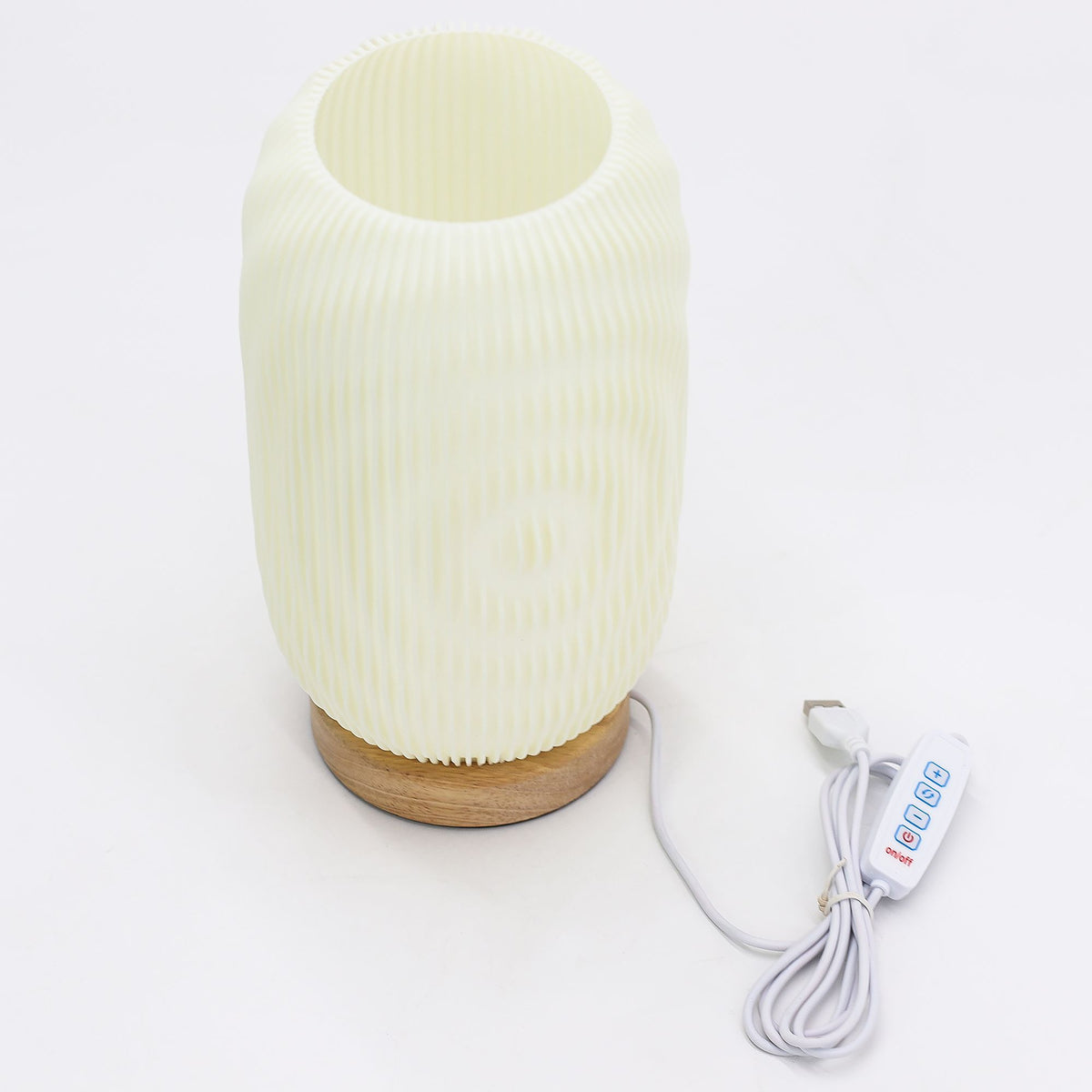 Fluted Cordless Table Lamp, Column – alternative view 4