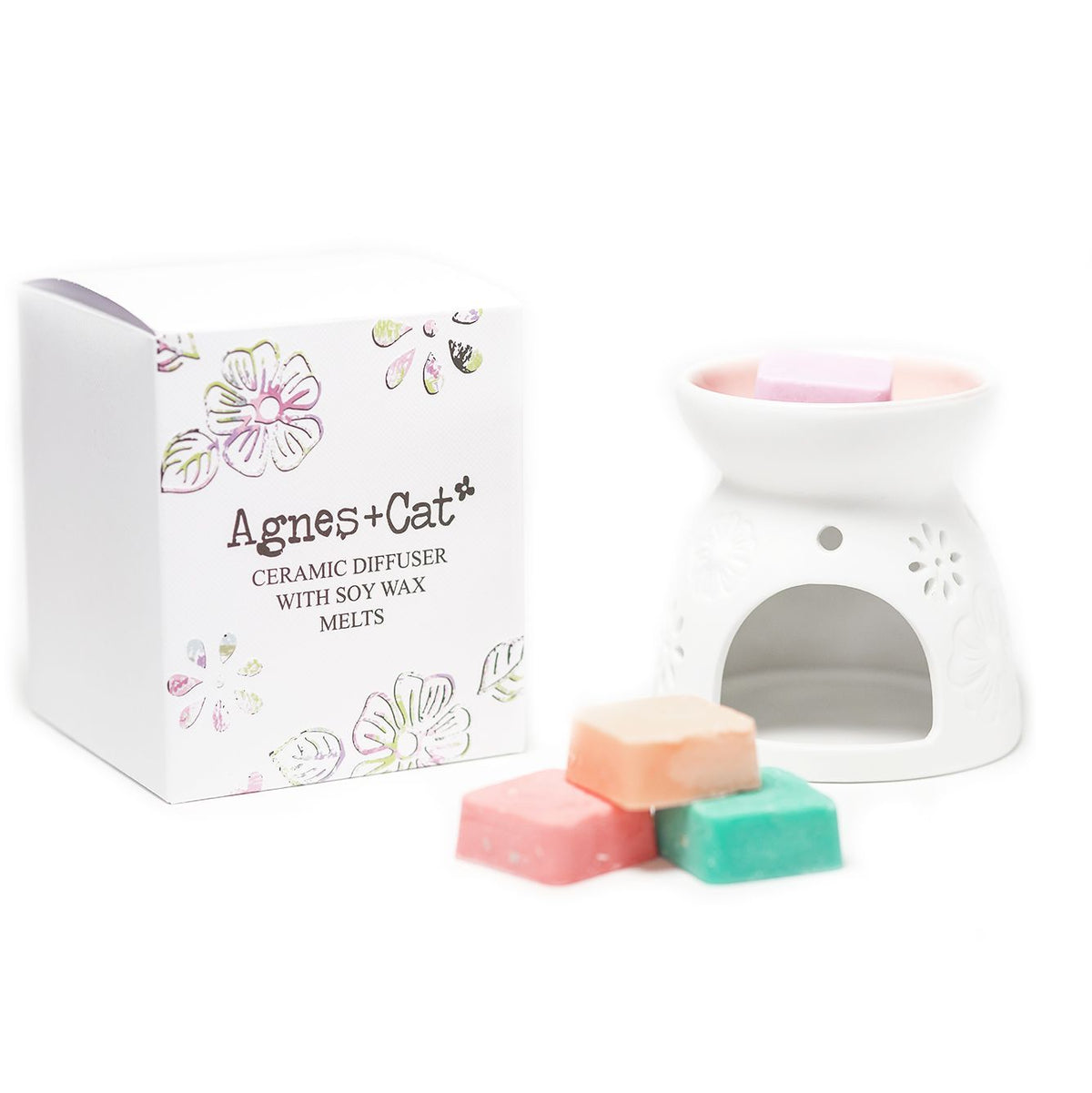 Ceramic Wax Melter & Four Soy Wax Melts – alternative view 2