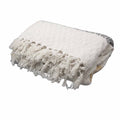 Cotton Tassel Throw, Oatmeal