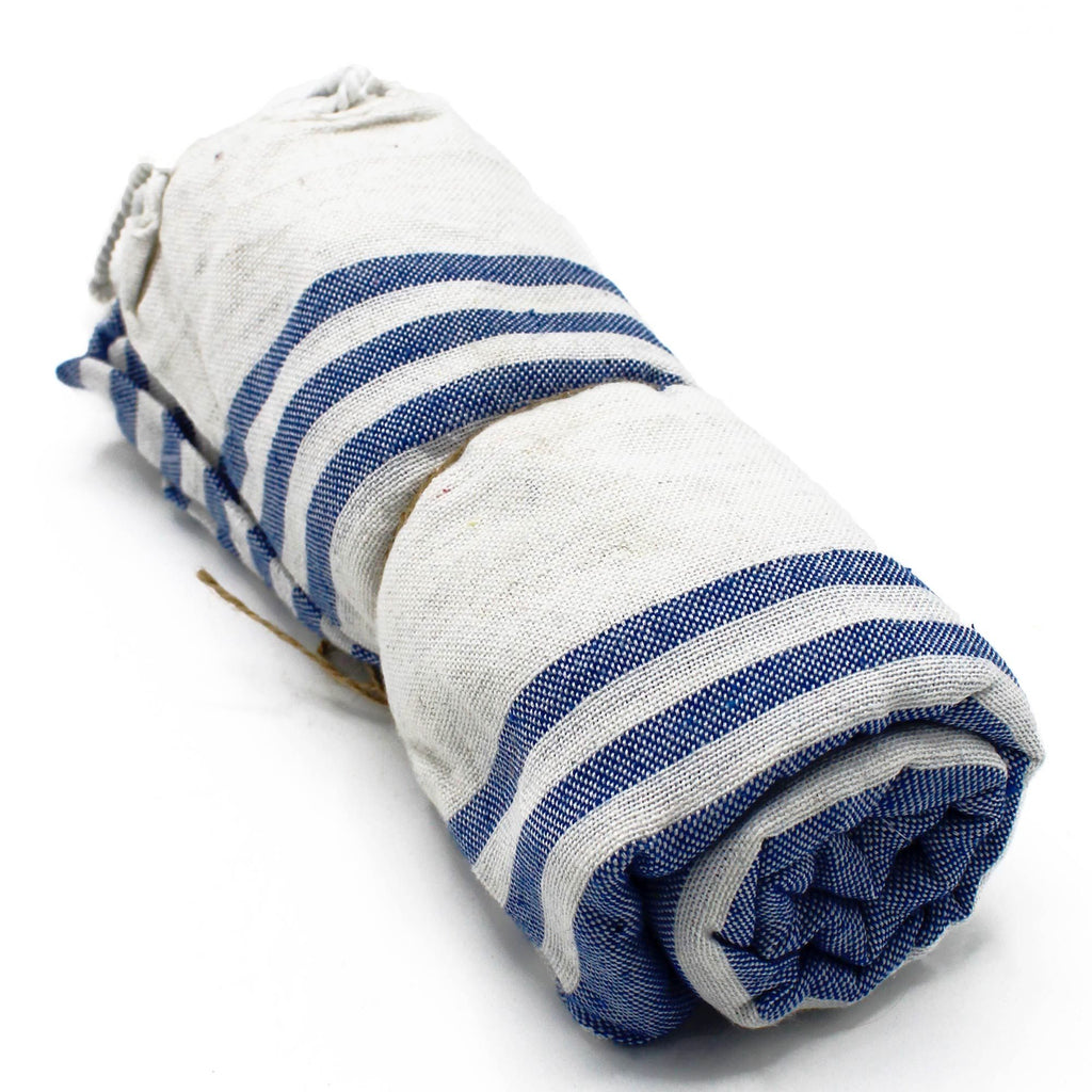 Hammam Towel, Ocean Blue