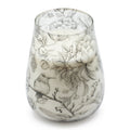 Drawn by Flame Illustrated Glass Candle – Tall