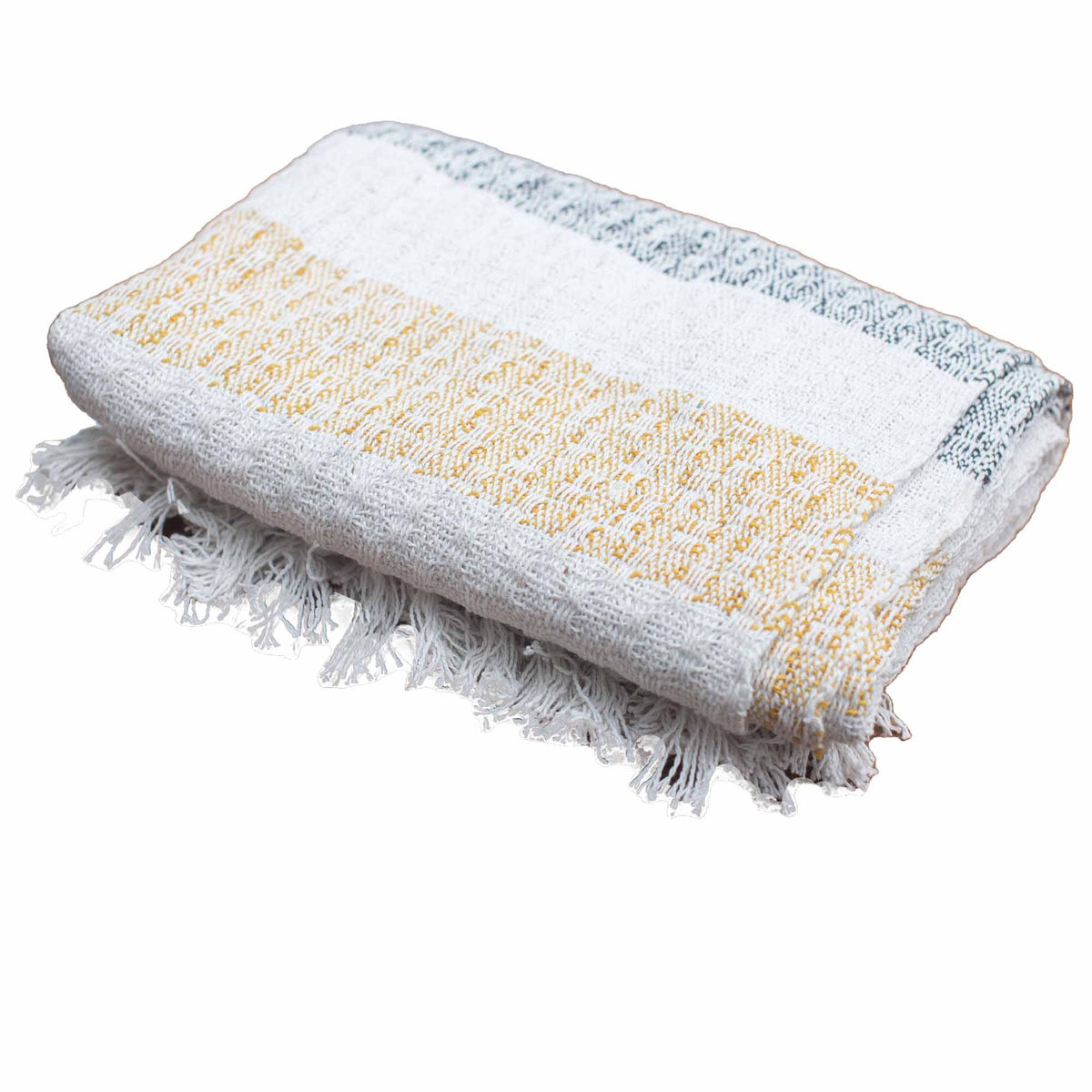 Cotton Tassel Throw, Oatmeal