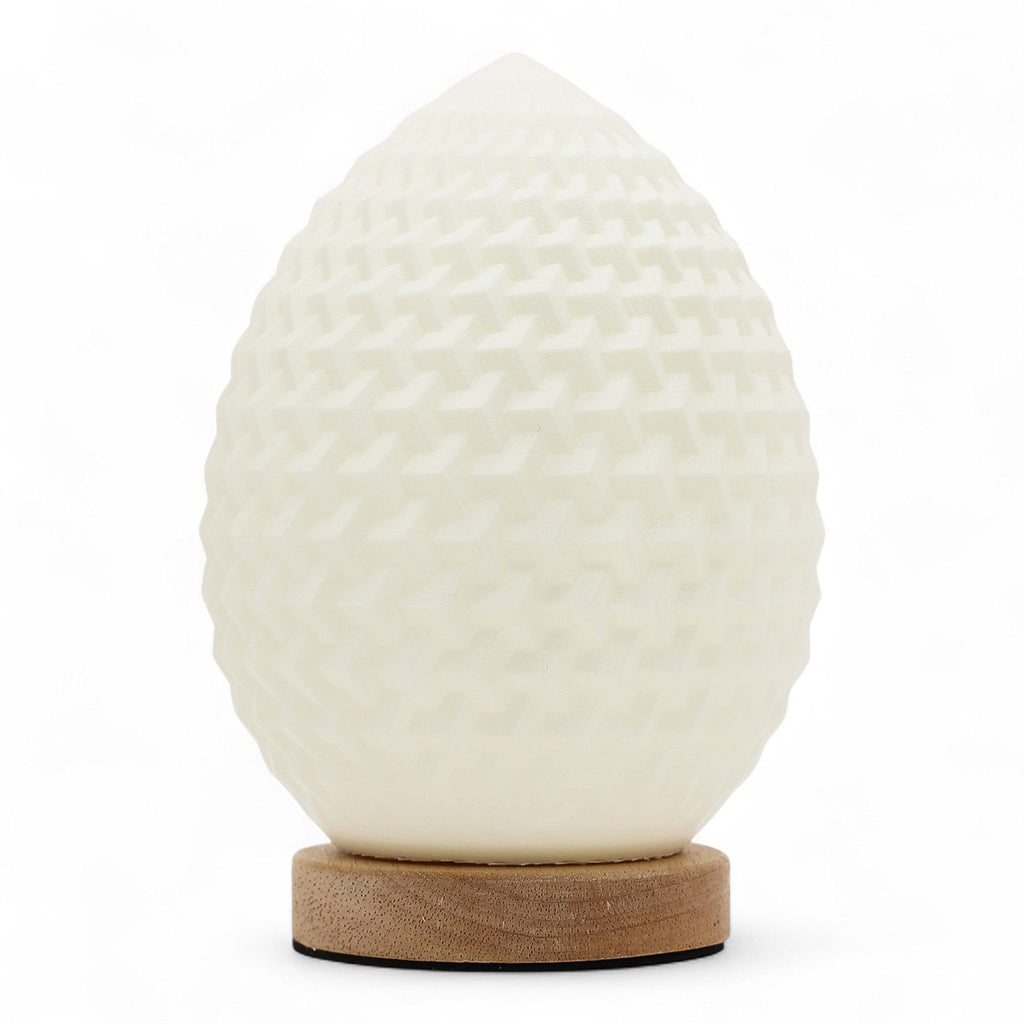 Fluted Cordless Table Lamp, Teardrop
