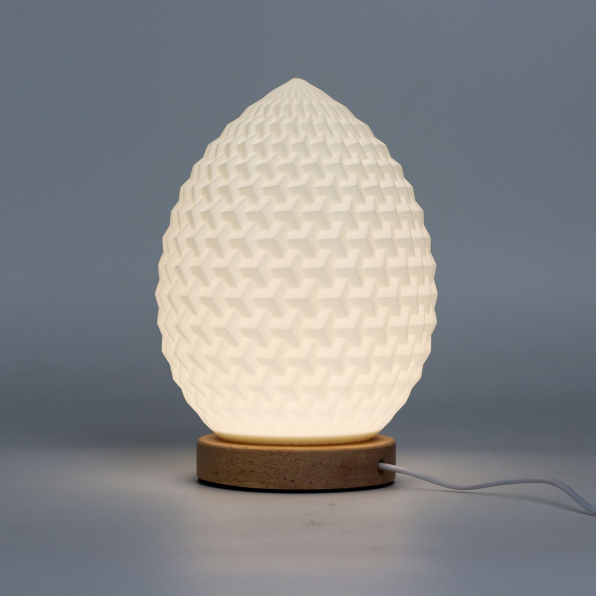 Fluted Cordless Table Lamp, Teardrop – alternative view 4