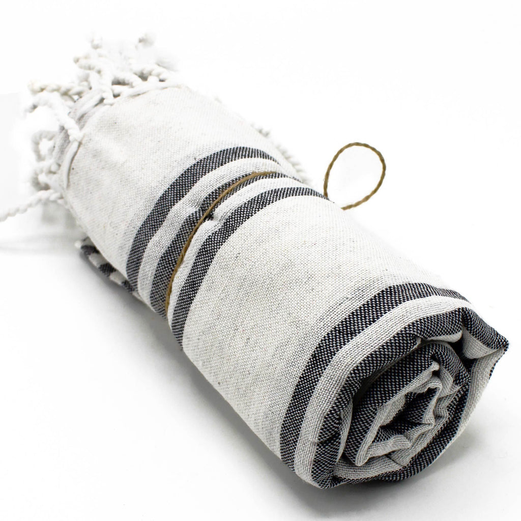 Hammam Towel, Charcoal