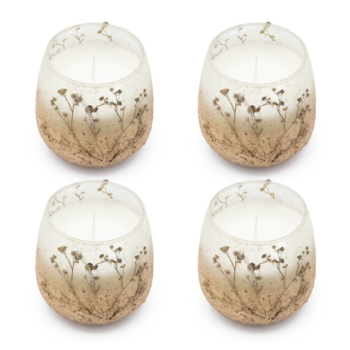 Wildlight Woods Pressed Flower Glass Candle – Small – alternative view 4