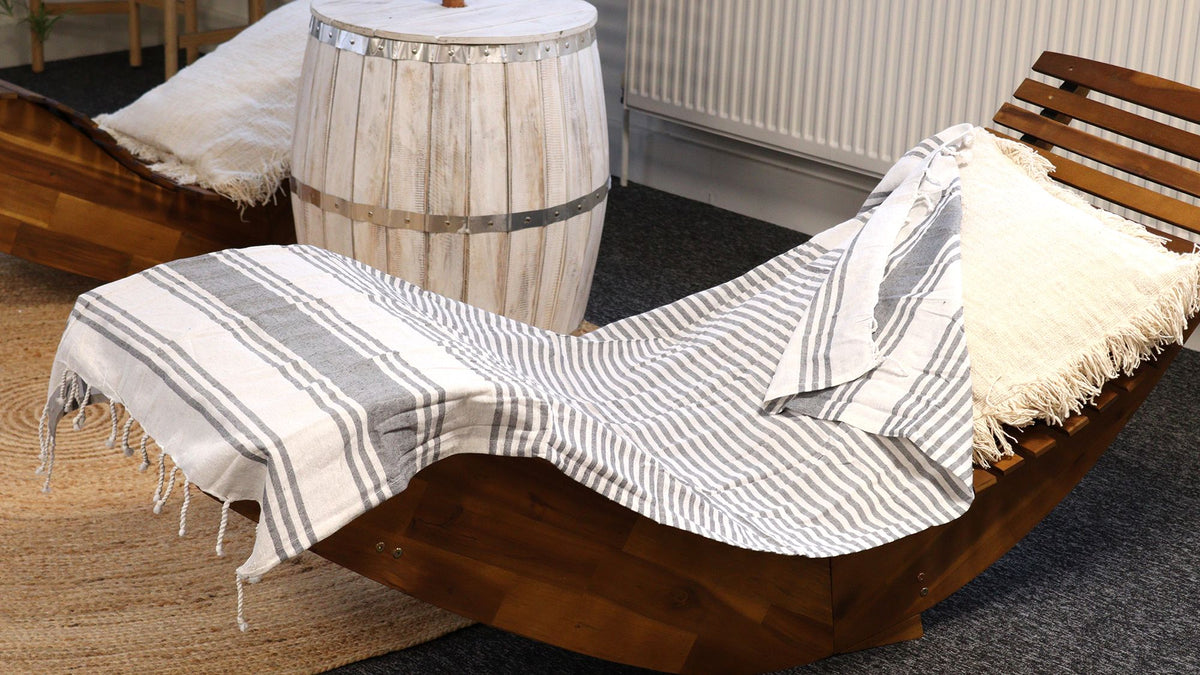 Hammam Towel, Charcoal