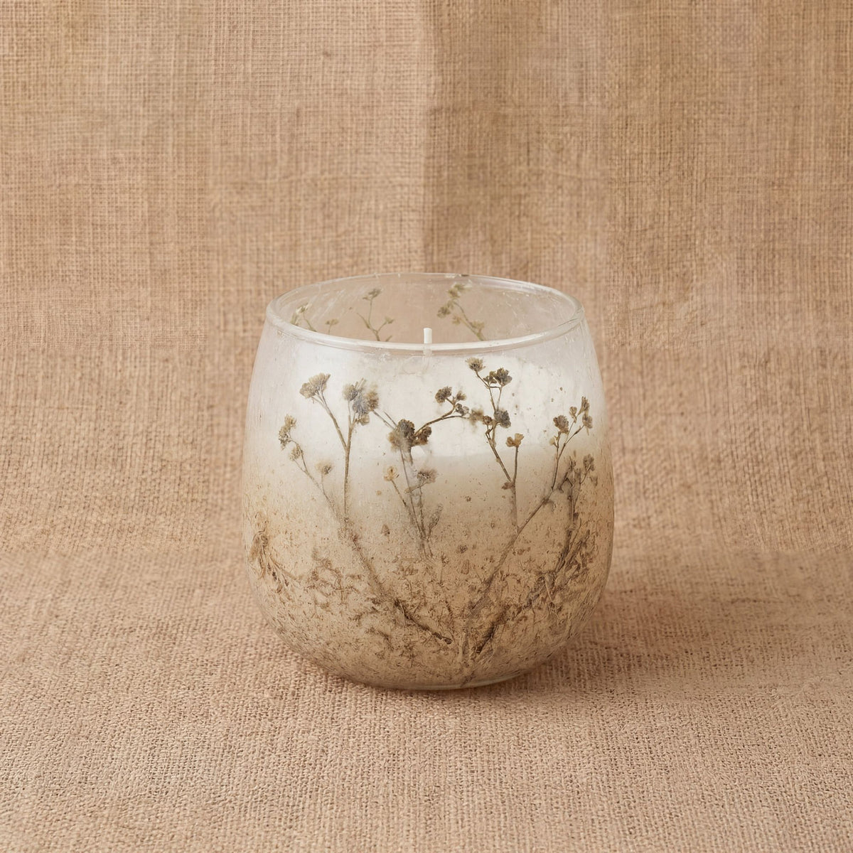 Wildlight Woods Pressed Flower Glass Candle – Small – alternative view 5