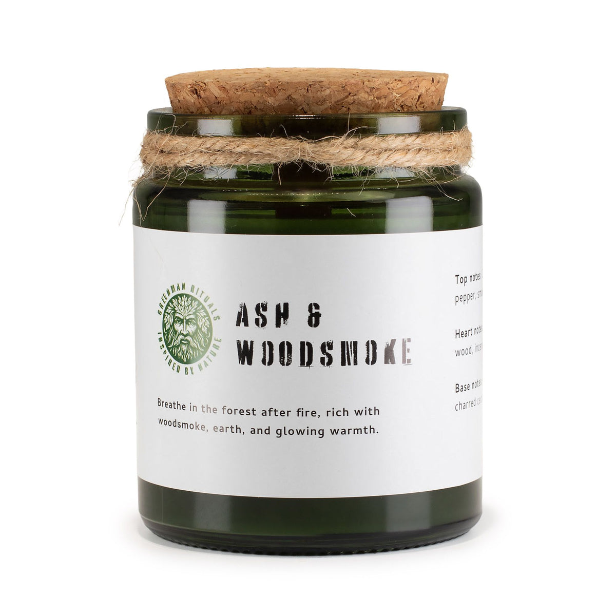 Ash & Woodsmoke Woodwick Soy Candle