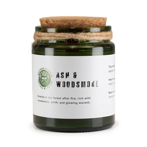 Ash & Woodsmoke Woodwick Soy Candle