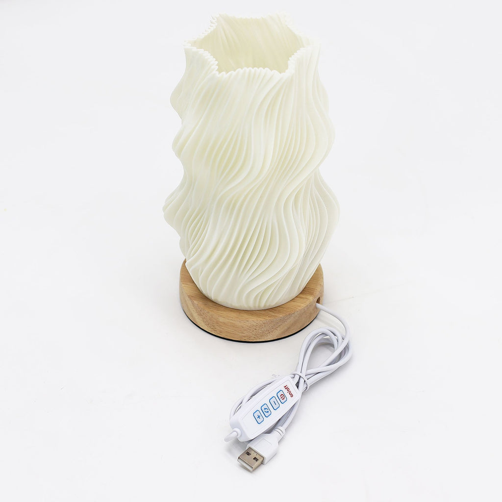 Fluted Cordless Table Lamp, Star – alternative view 3